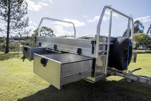 The Blaze Trailer - Aluminium Trailer Suits Ruggedised Mine Applications, Perfect for Australian Explorers