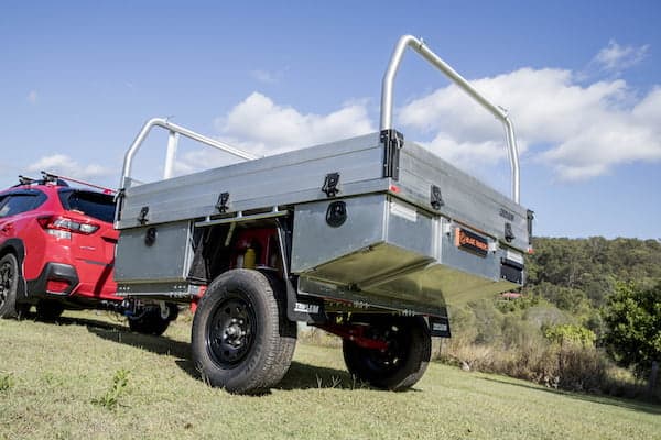 blaze aluminium trailer with ample storage and lots of options