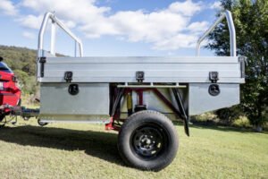 Blaze Trailer - The Blaze Lightweight Aluminium Trailer with 2400 x 1800mm Tray Perfect for Brisbane and Gold Coast Adventures