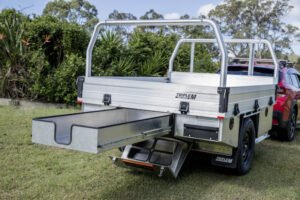 The Blaze - Your Ultimate Aluminium Trailer with Superior Features, like under deck storage, Ready for Gold Coast and Brisbane Terrain