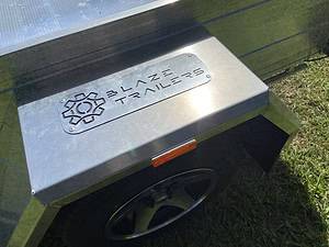 Durable Blaze Thommo Trailer designed for strength and low tare weight, ideal for small cars and SUVs